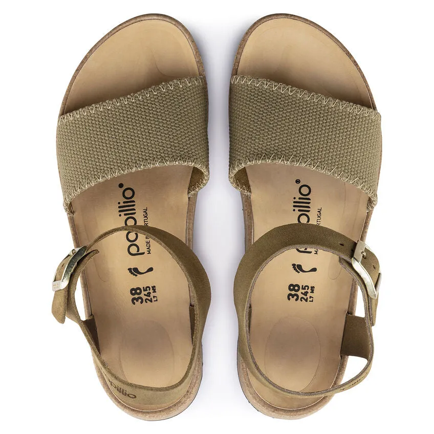1018534 Glenda Suede/Textile Faded Khaki