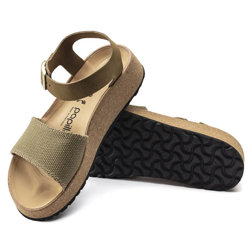 1018534 Glenda Suede/Textile Faded Khaki