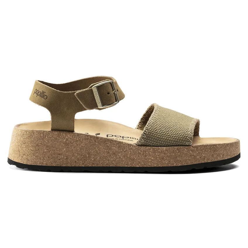 1018534 Glenda Suede/Textile Faded Khaki