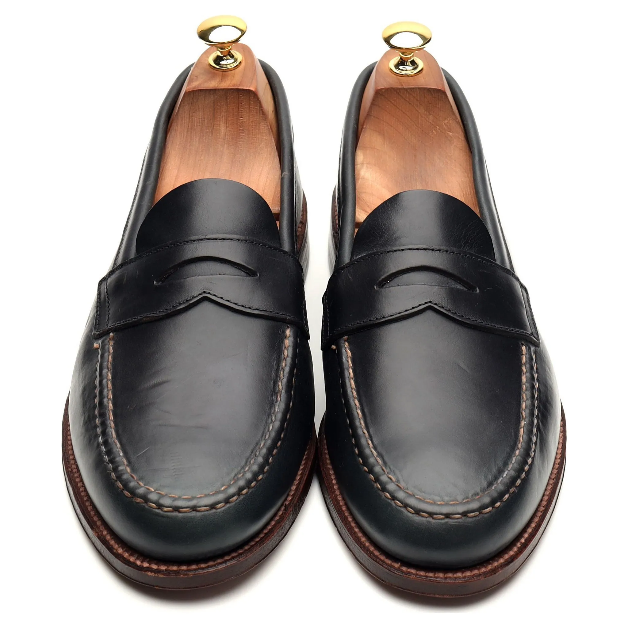 '17835F' Navy Blue Leather Loafer UK 9.5 US 10.5 D