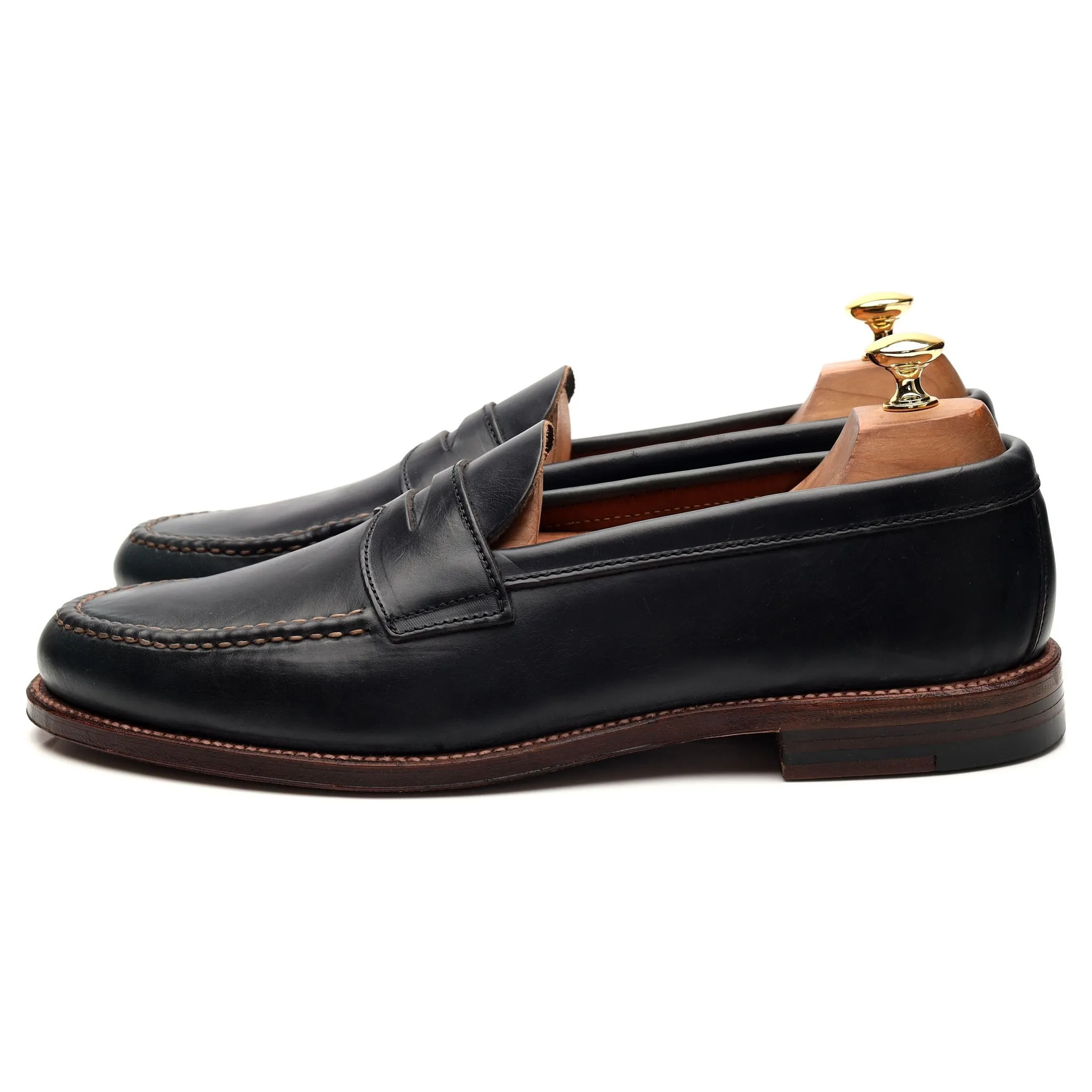 '17835F' Navy Blue Leather Loafer UK 9.5 US 10.5 D