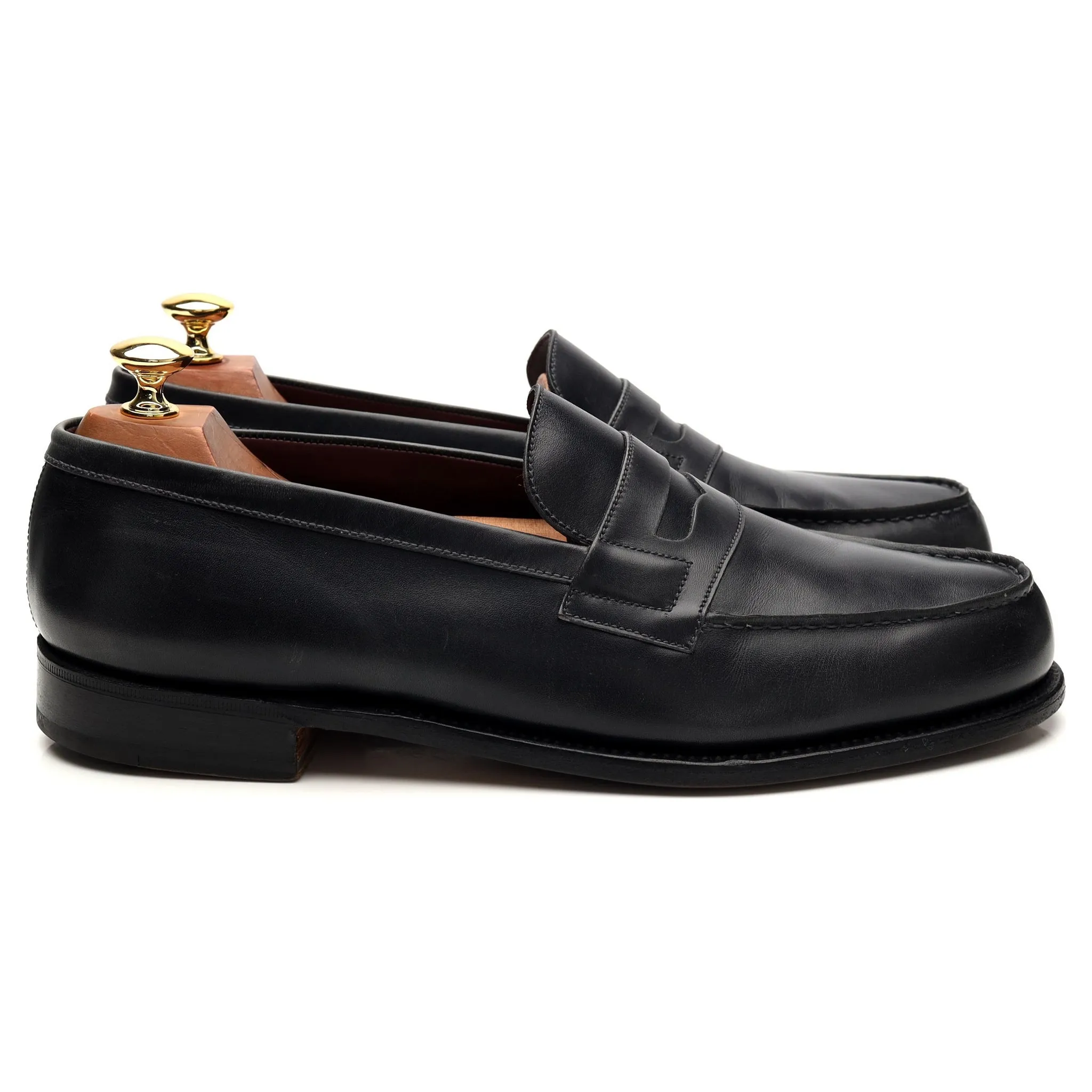 '180 Mocassin' Dark Grey Leather Loafer 9 D UK 10