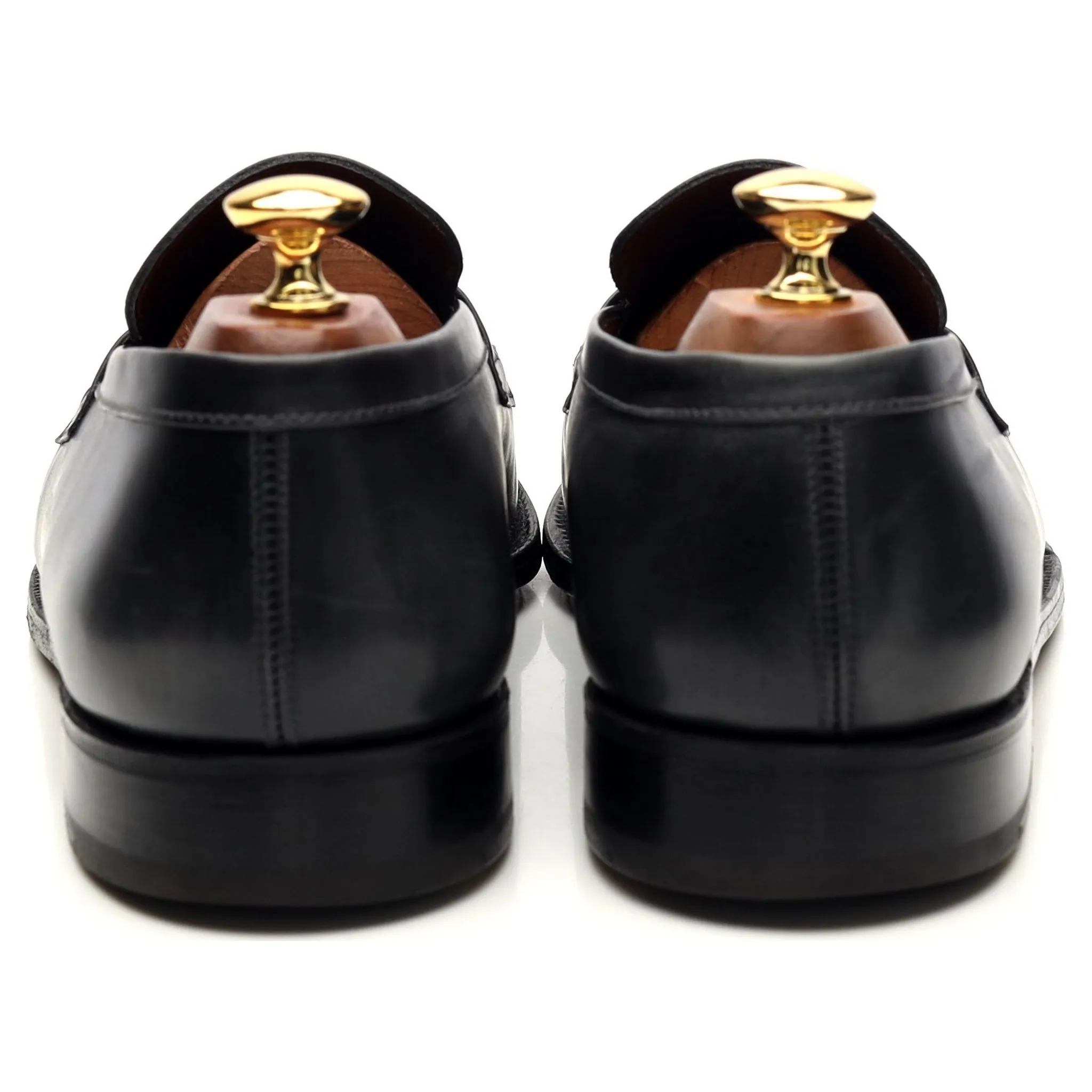 '180 Mocassin' Dark Grey Leather Loafer 9 D UK 10