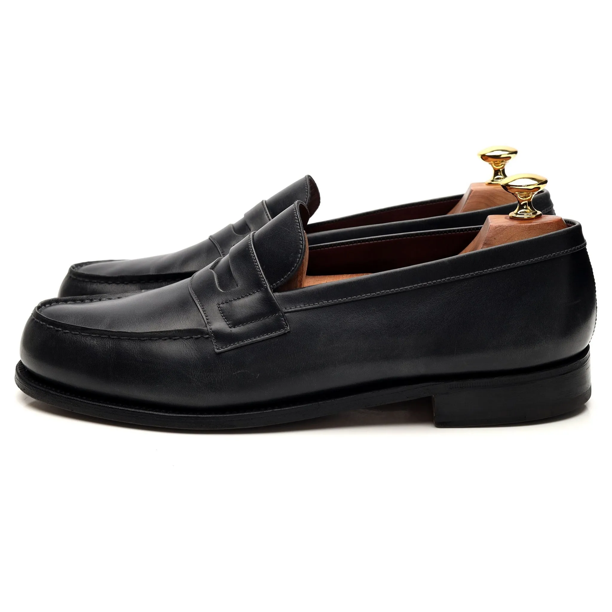 '180 Mocassin' Dark Grey Leather Loafer 9 D UK 10