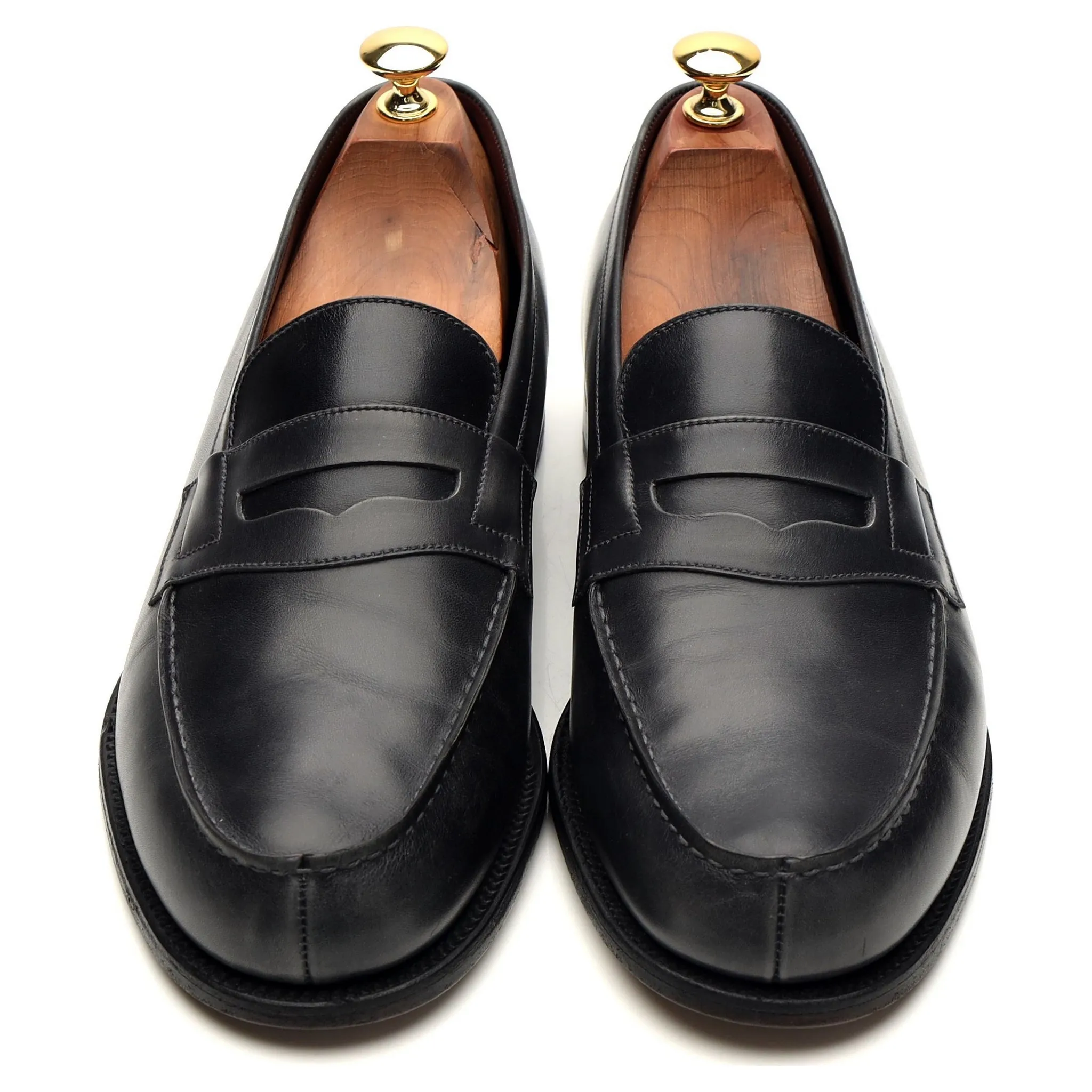 '180 Mocassin' Dark Grey Leather Loafer 9 D UK 10
