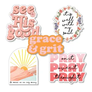 3 inch Spiritual Sticker 5 Pack