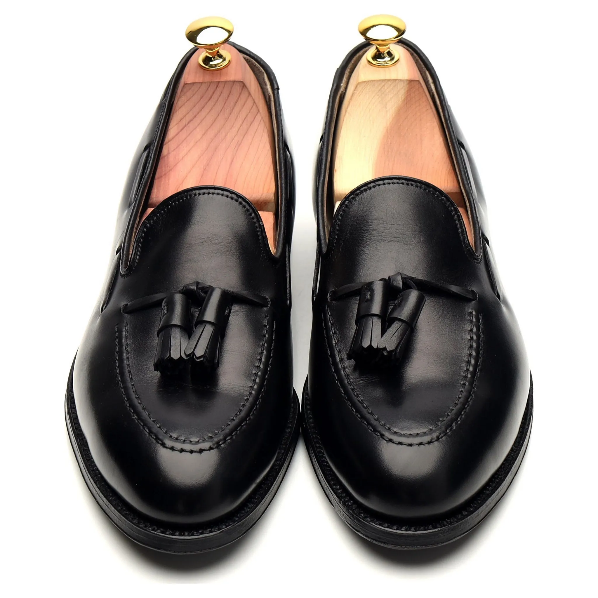 '660' Black Leather Tassel Loafer UK 8.5 US 9.5 C