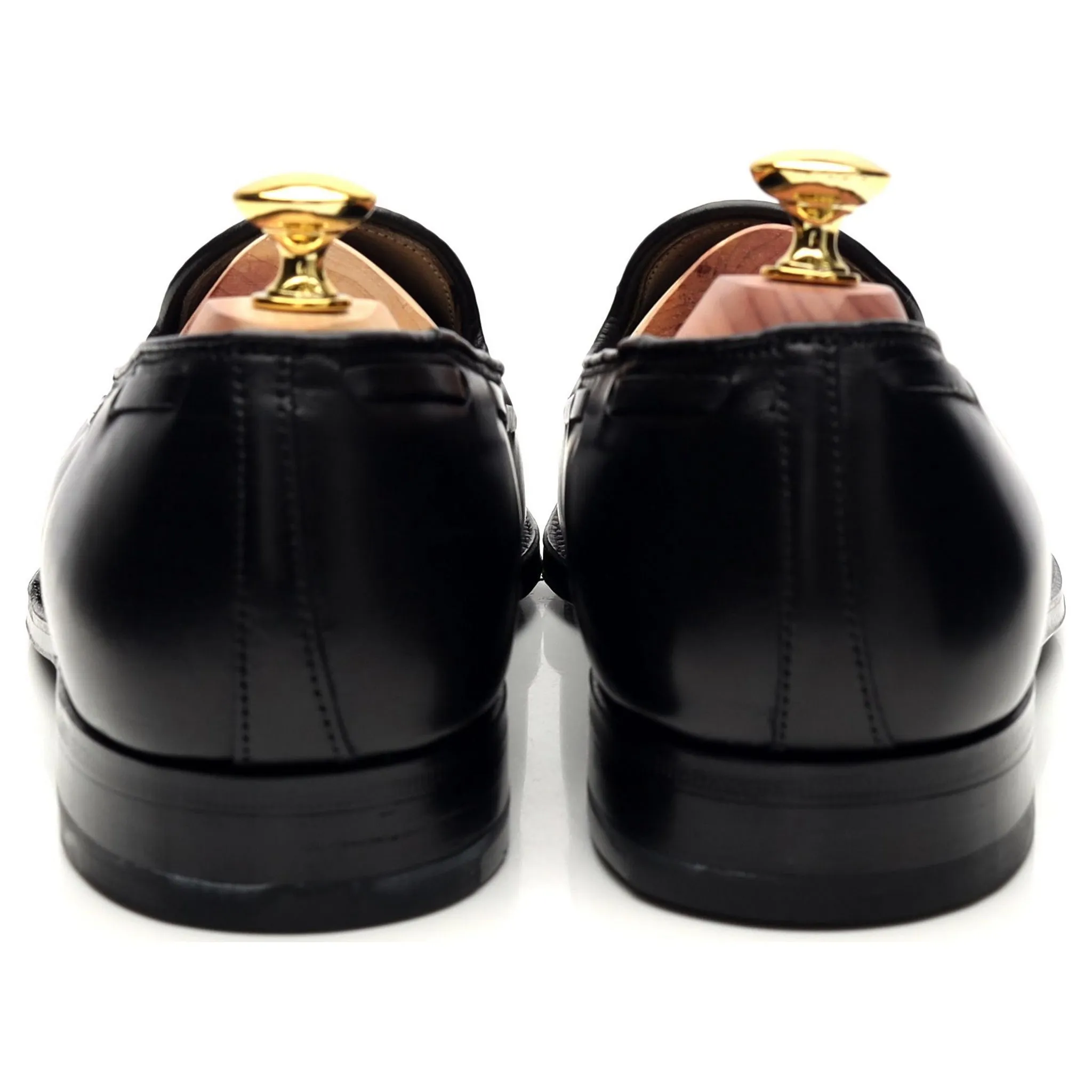 '660' Black Leather Tassel Loafer UK 8.5 US 9.5 C