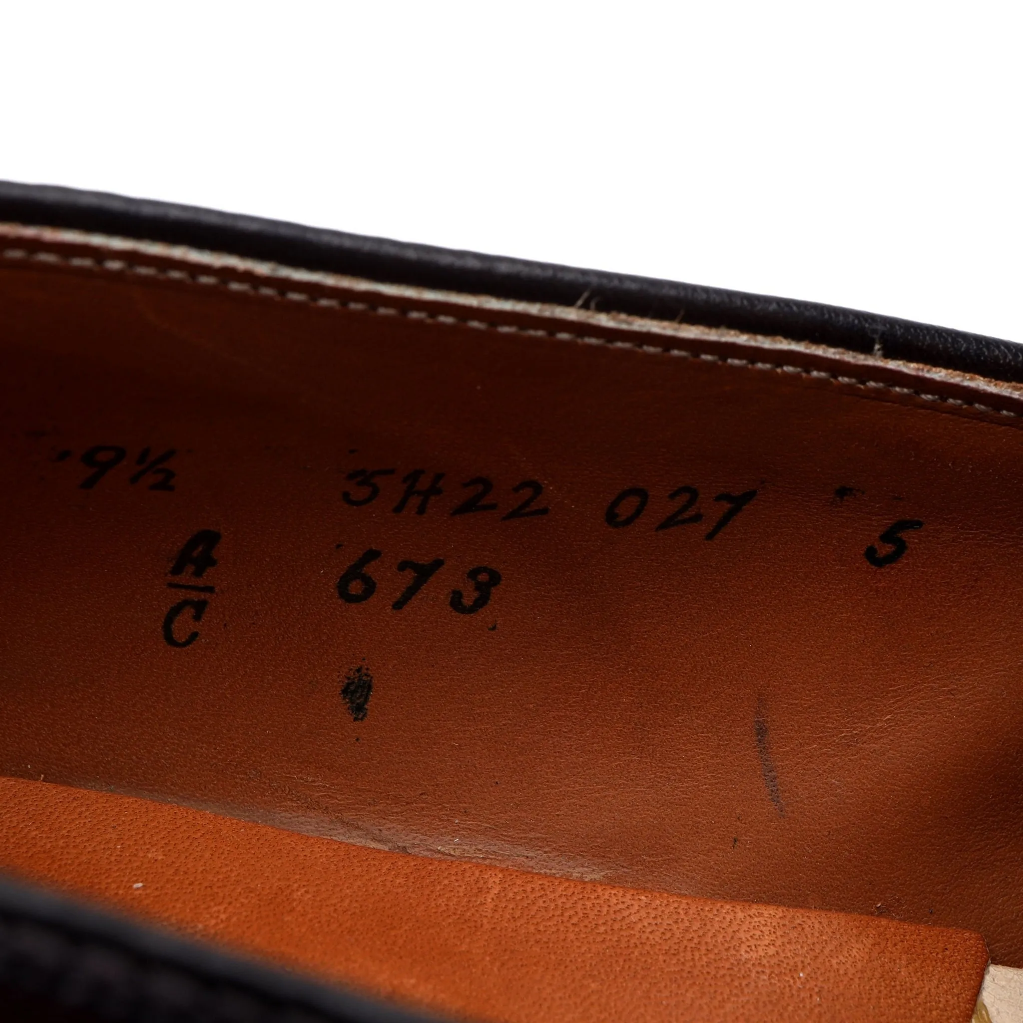 '673' Burgundy Leather Loafer UK 8.5 US 9.5 C