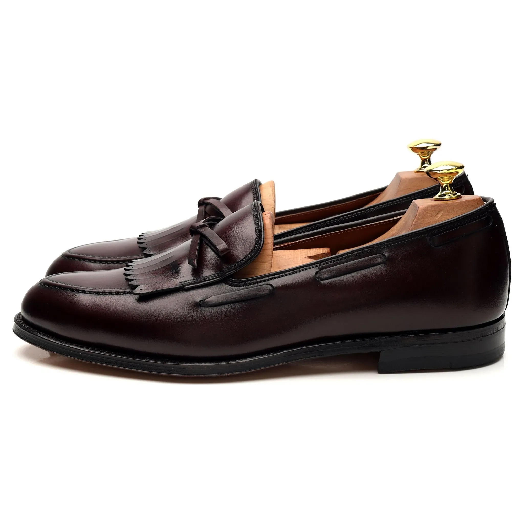 '673' Burgundy Leather Loafer UK 8.5 US 9.5 C