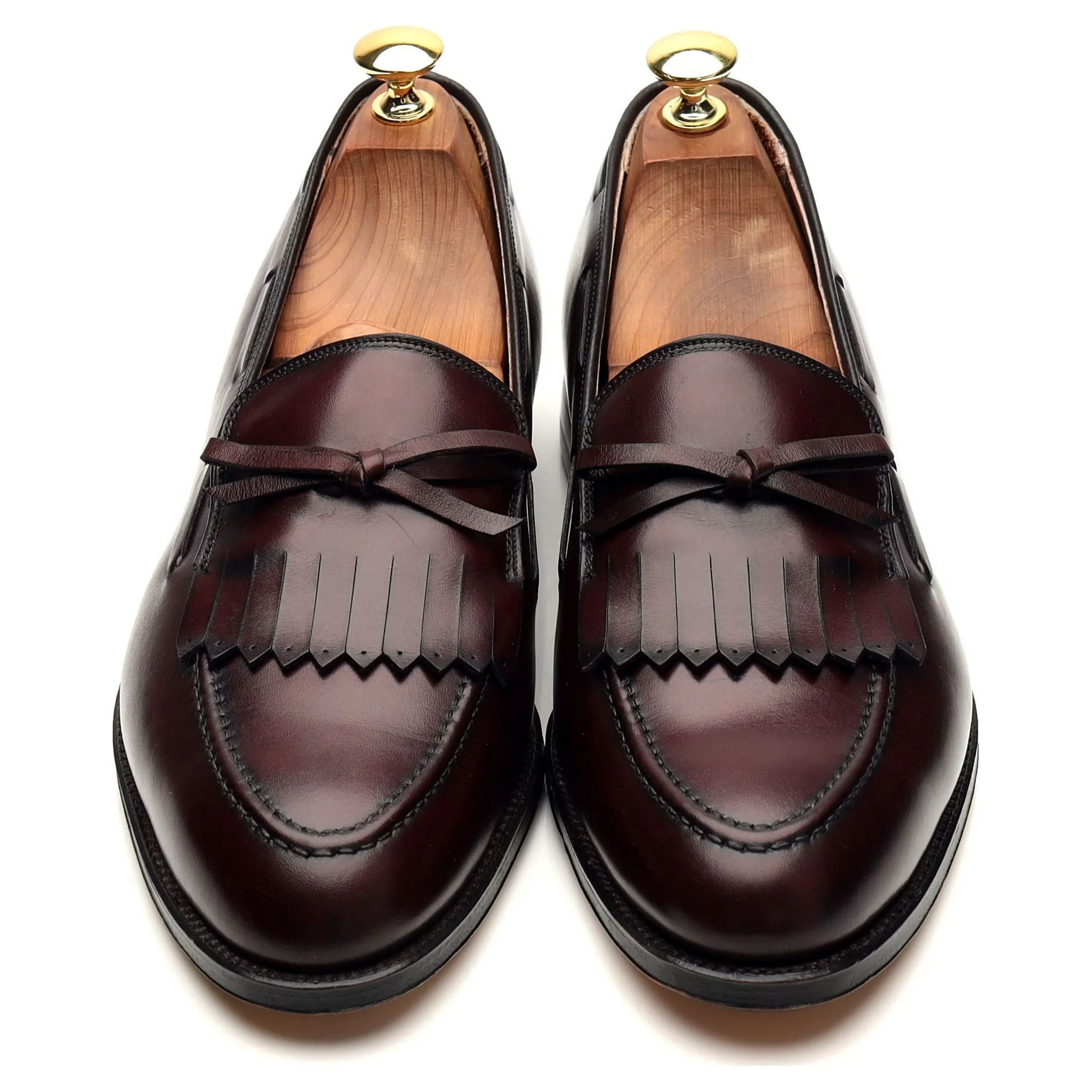 '673' Burgundy Leather Loafer UK 8.5 US 9.5 C