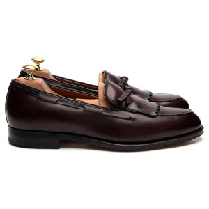 '673' Burgundy Leather Loafer UK 8.5 US 9.5 C