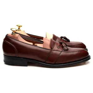 '692' Brown Leather Tassel Loafer UK 8.5 US 9.5 C