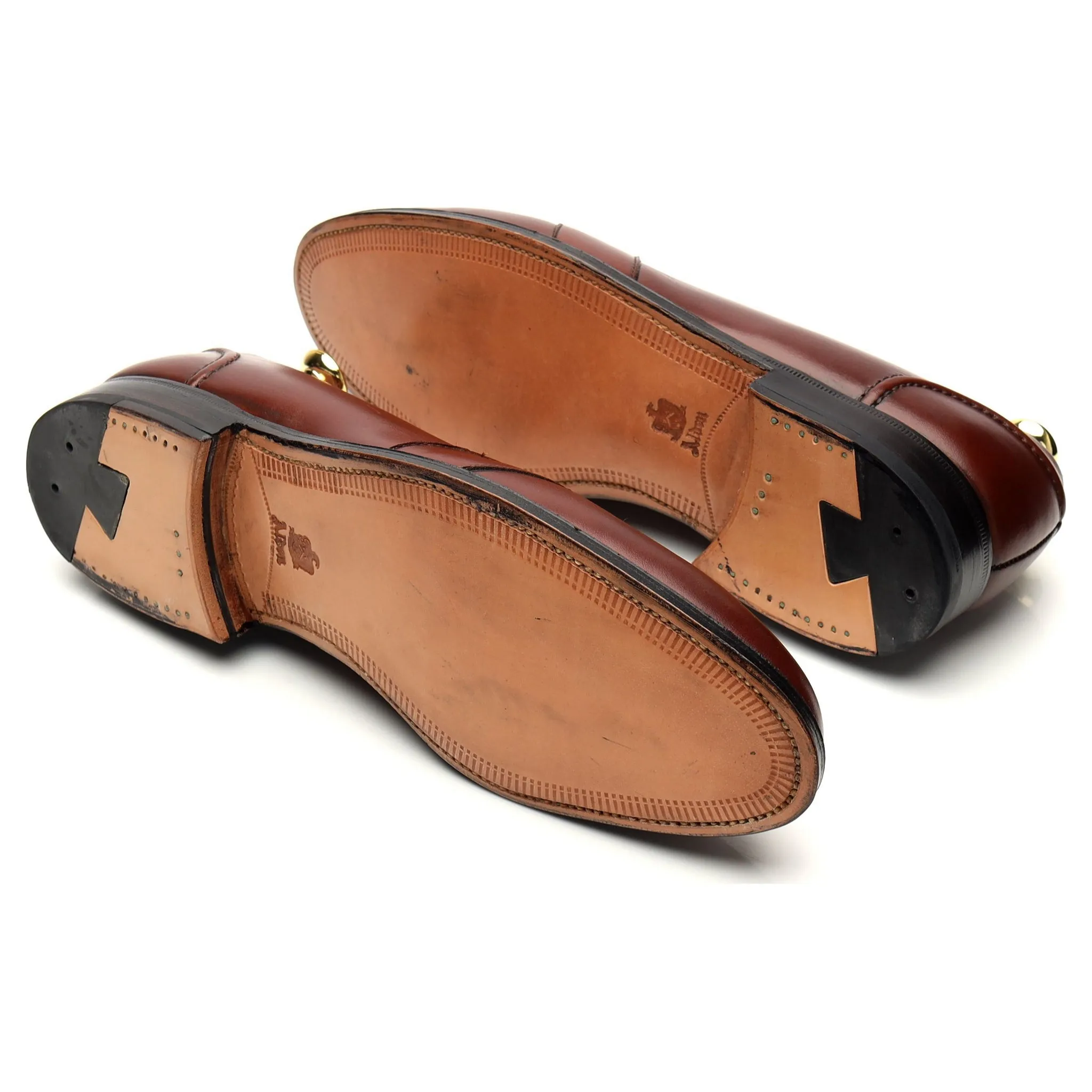 '692' Brown Leather Tassel Loafer UK 8.5 US 9.5 C