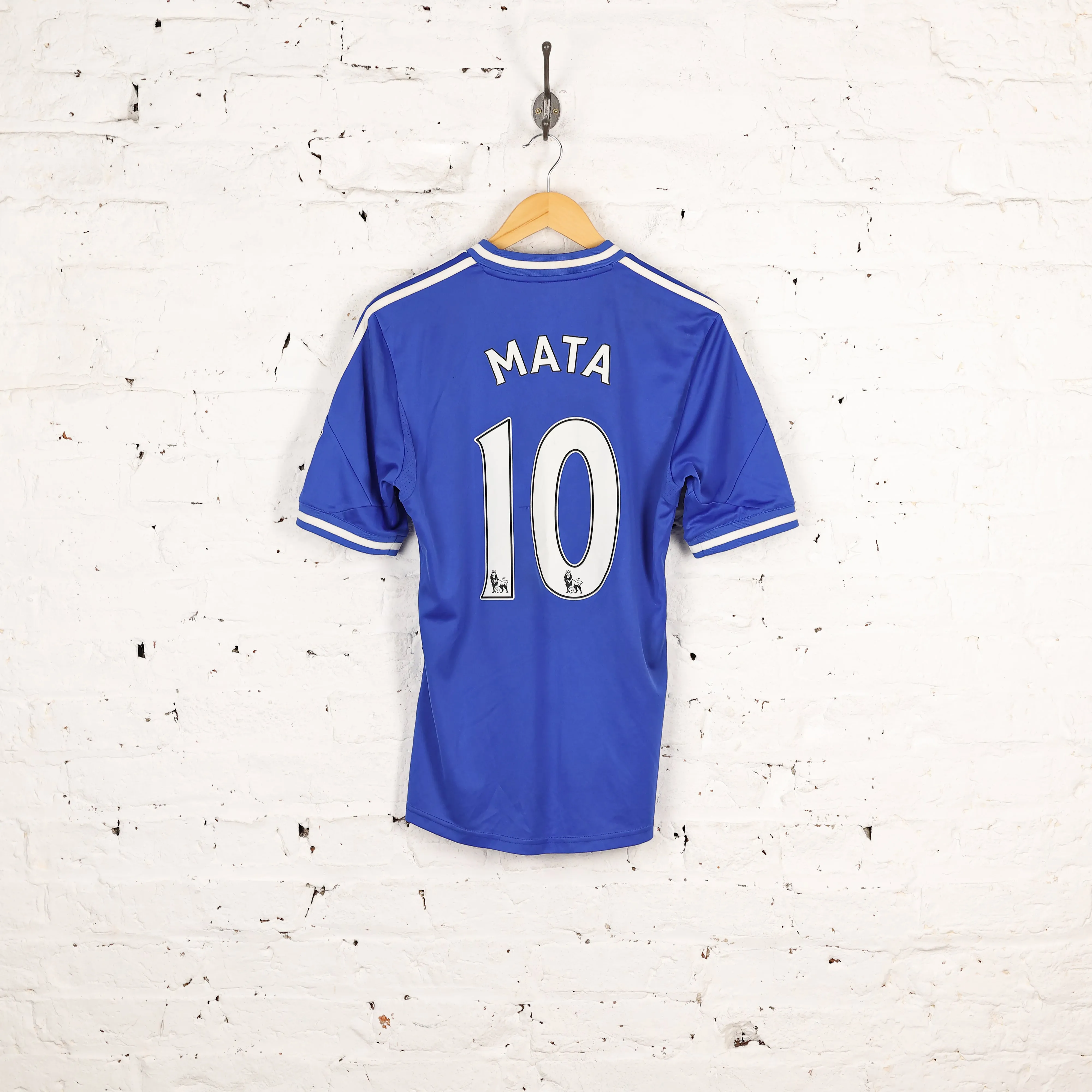Adidas Chelsea 2012 Mata Home Football Shirt - Blue - S