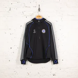 Adidas Chelsea Champions League Hoodie - Black -  L