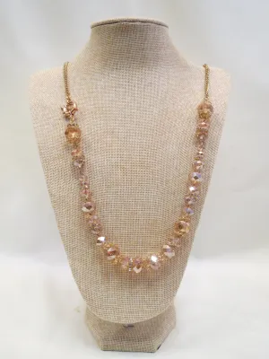 ADO | Burnished Gold Beaded Necklace