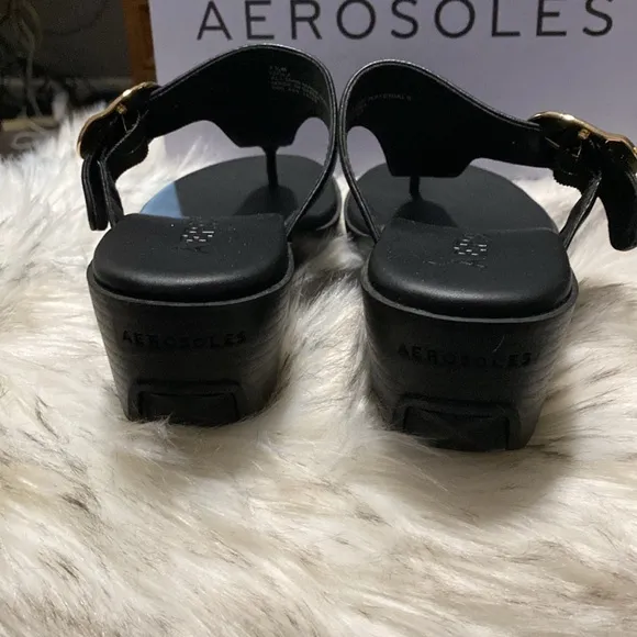 Aerosoles Women's Izola Wedge Sandal Size 7.5M