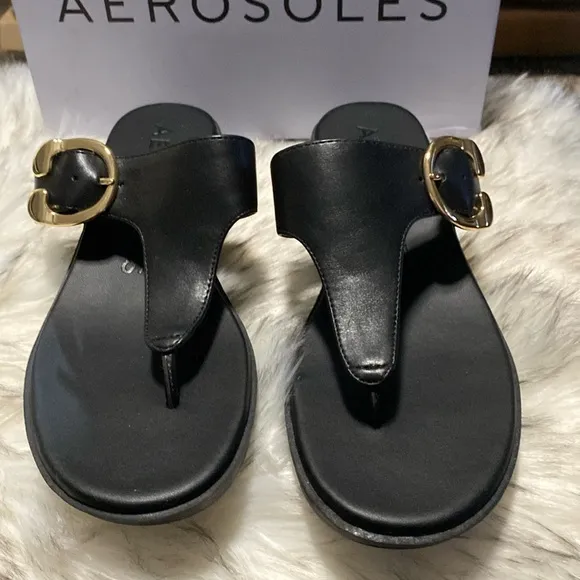 Aerosoles Women's Izola Wedge Sandal Size 7.5M
