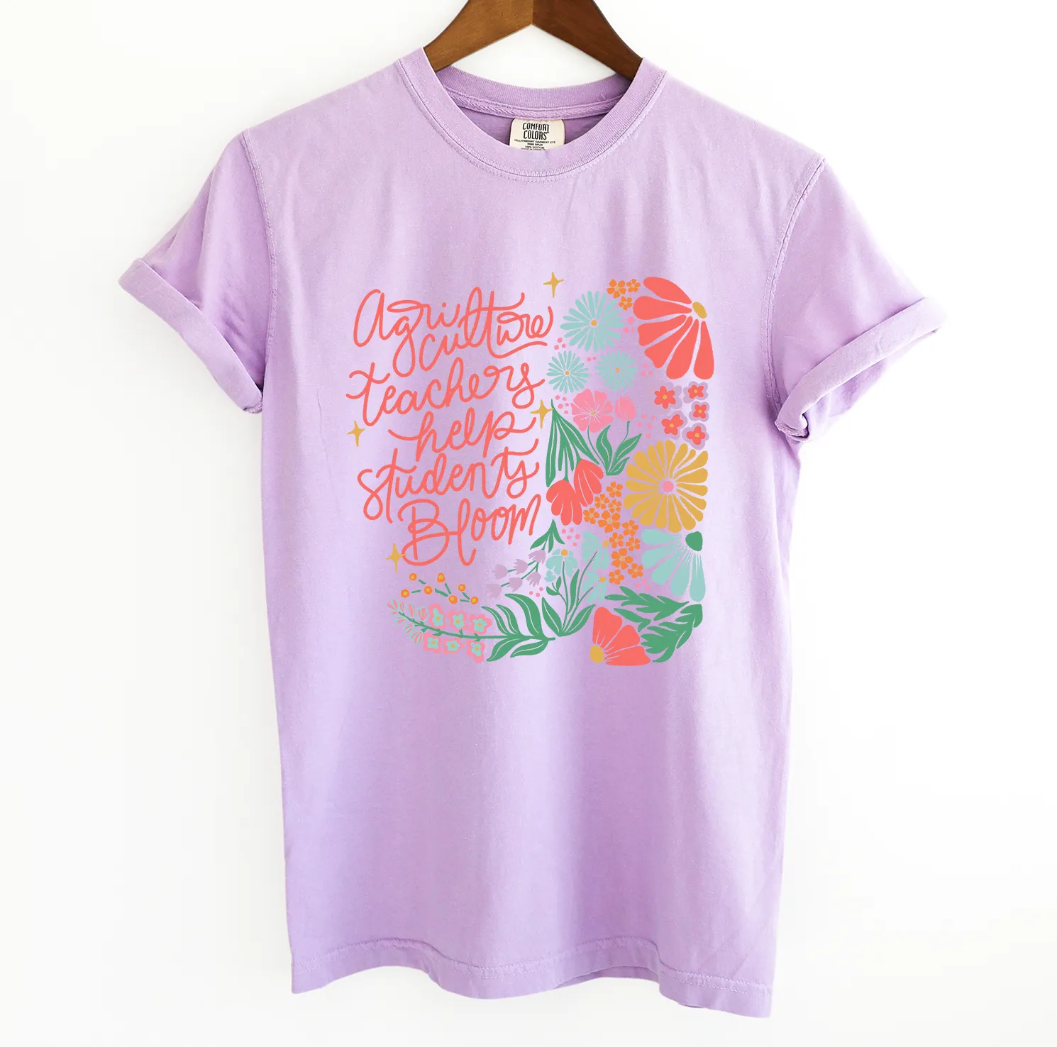Ag Teachers Help Students Bloom Boot – Comfort Colors T-Shirt