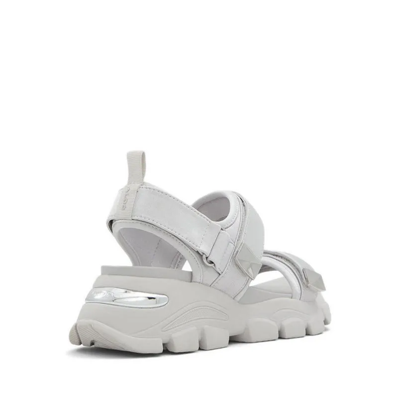 ALDO Godish Women Flatform Wedge Sandal - Silver