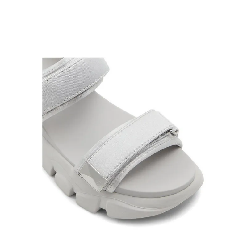ALDO Godish Women Flatform Wedge Sandal - Silver
