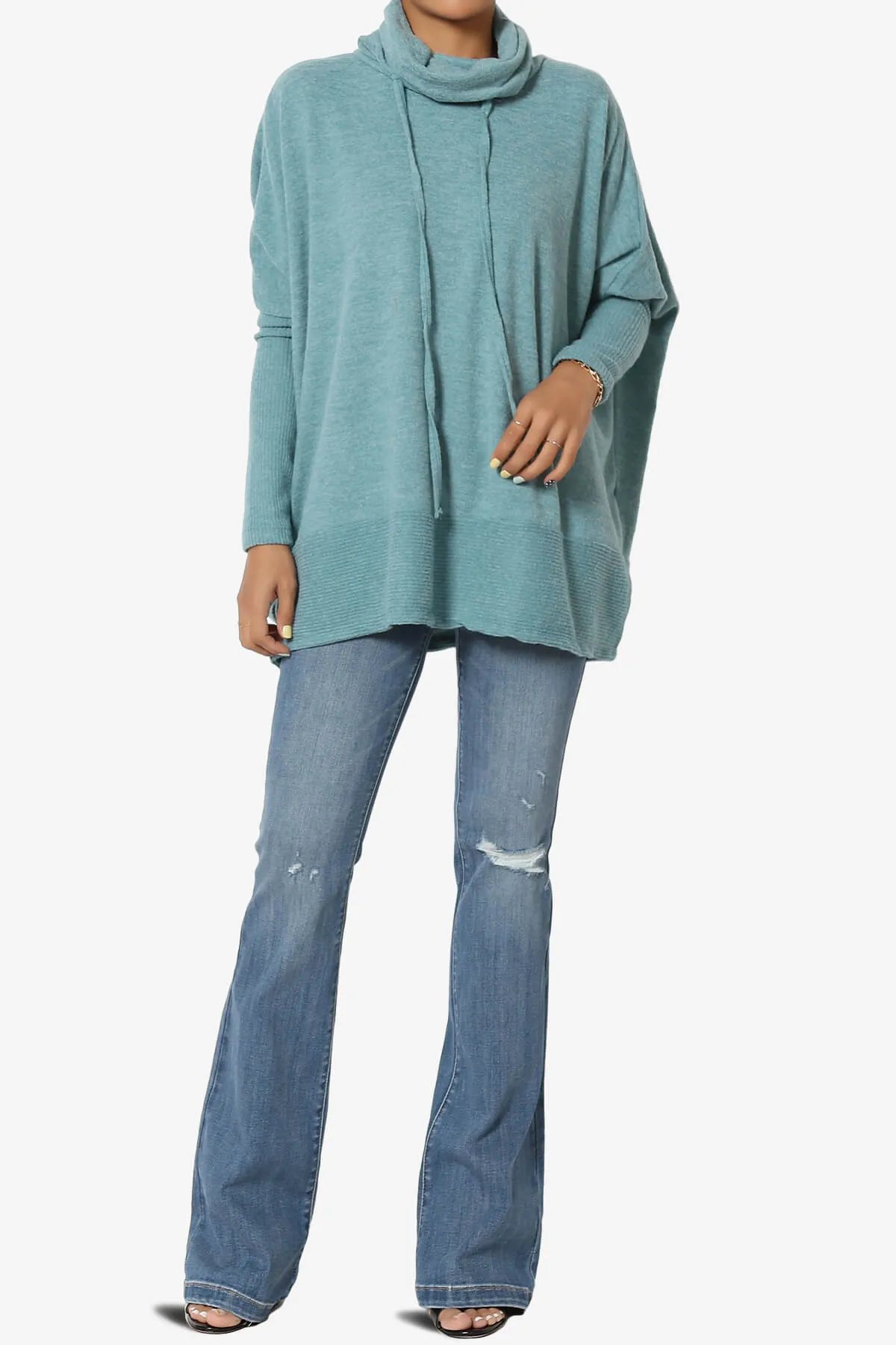 Aliyah Super High Rise Flare Jeans in GPL