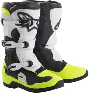 ALPINESTARS BOOT TECH 3S YOUTH BLACK/WHITE/YELLOW