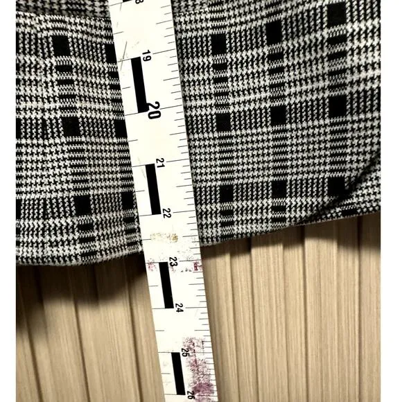 Amanda   Chelsea Plaid One-Button Blazer Size L