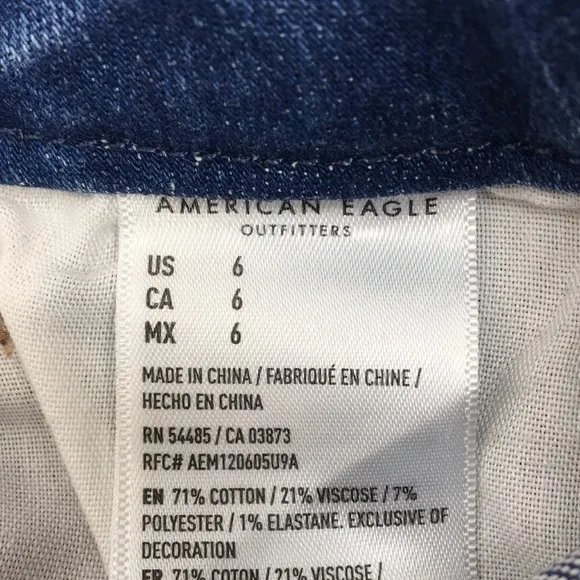 American Eagle Outfitters Women's Jean Short Bundle of 2 Size 6 EXCELLENT