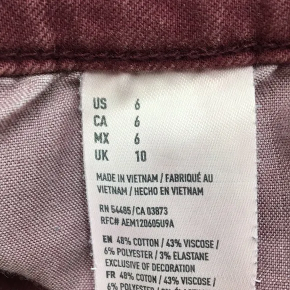 American Eagle Outfitters Women's Jean Short Bundle of 2 Size 6 EXCELLENT
