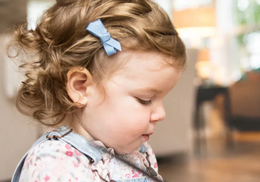 Baby Wisp - Chelsea Boutique Bow - 5pk Snap Clip - Little Miss