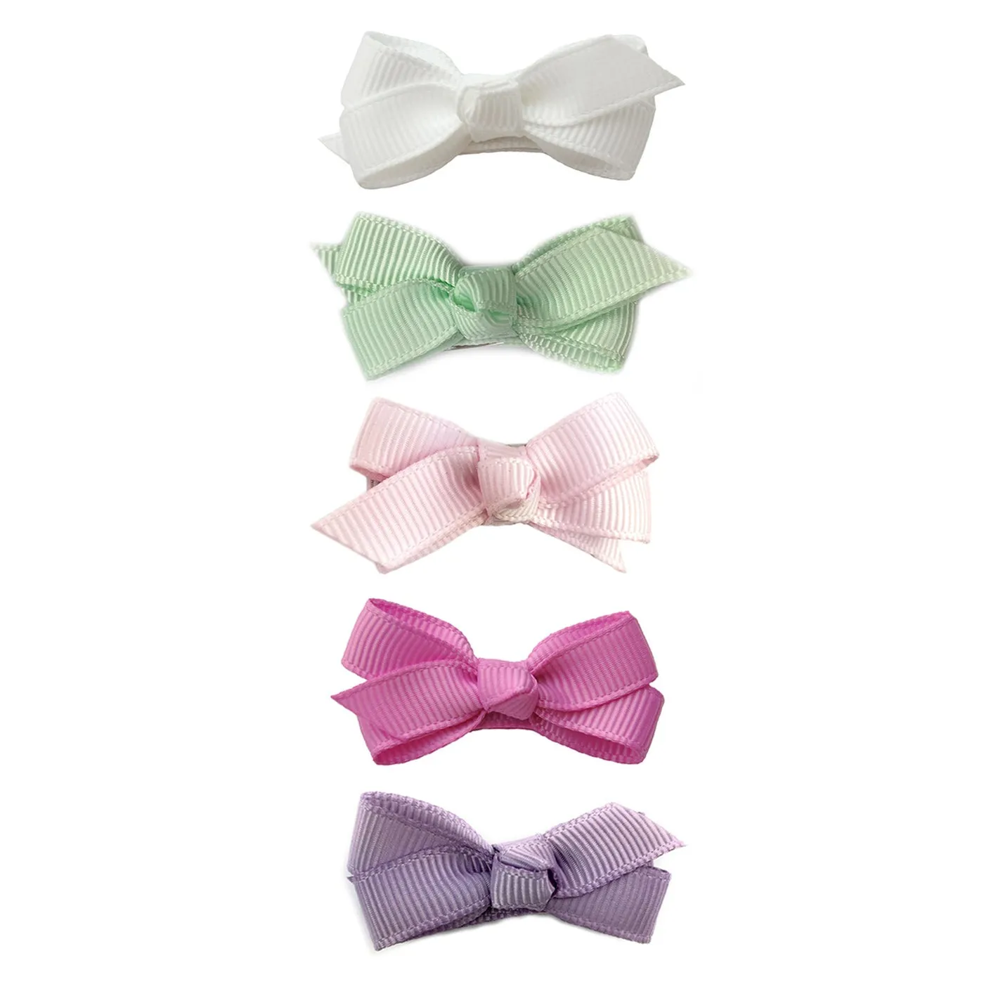 Baby Wisp Chelsea Bow Clips - 5 PK