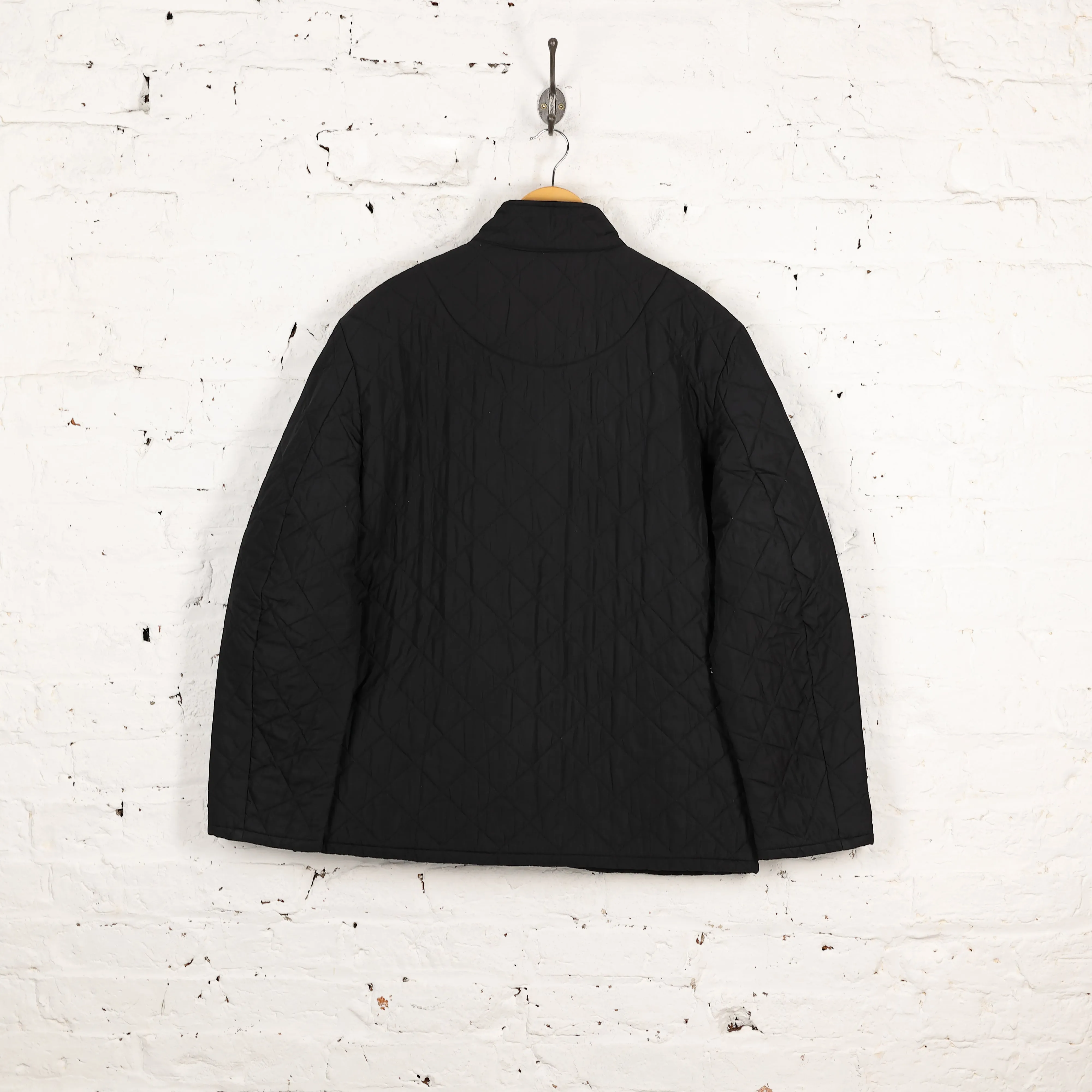 Barbour Chelsea Sport Quilt Jacket - Black - XL