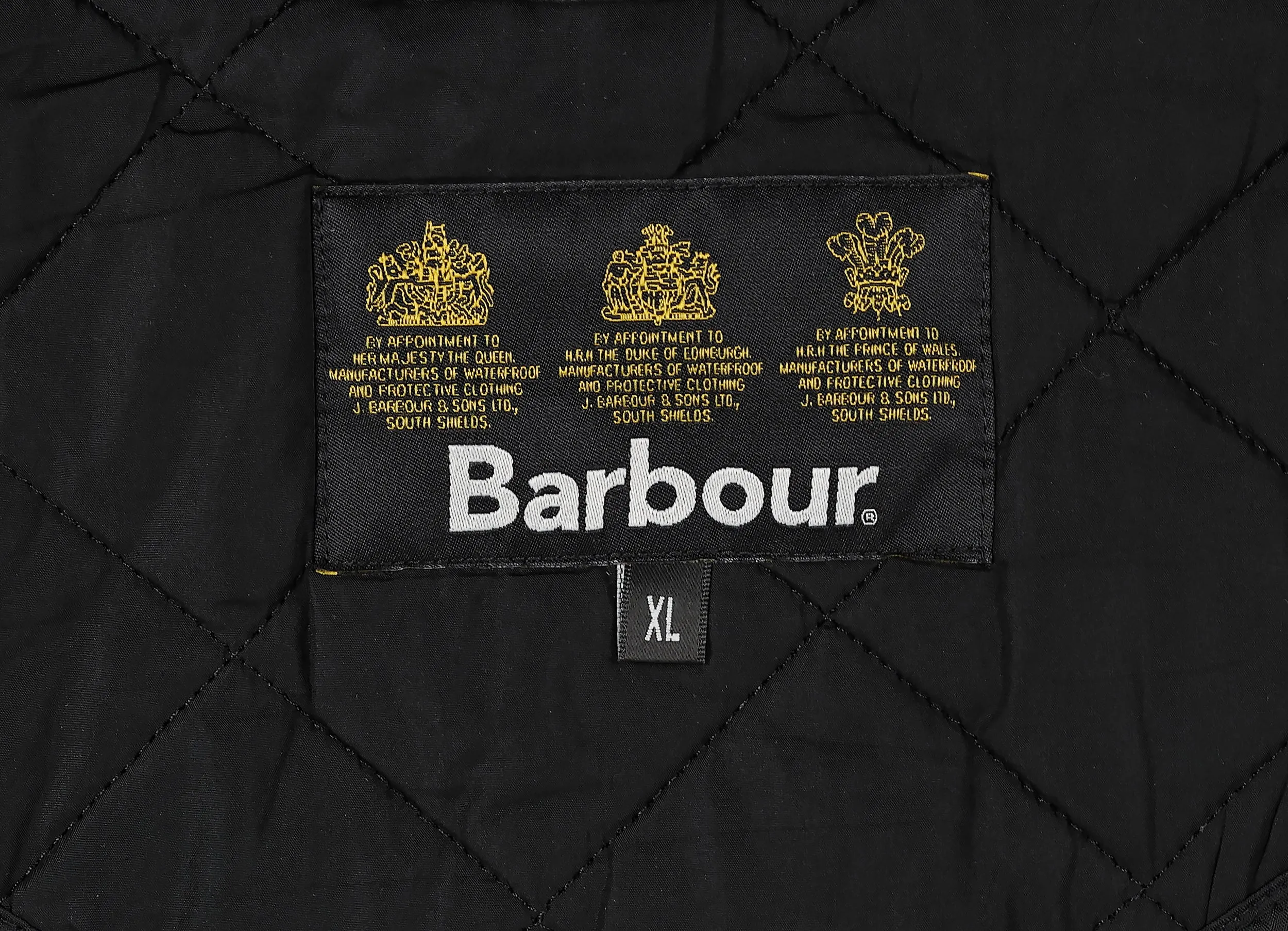 Barbour Chelsea Sport Quilt Jacket - Black - XL