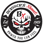 Bassani Manufacturing 1F57DNT6 4in. DNT Megaphone Muffler with Acoustically Tuned Baffle - Black with Black End Cap