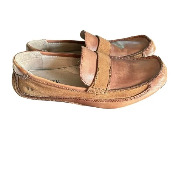 Bed/Stu Tejon Pass Slip-On Loafer~Driving Moc Sz. 10 Tan Leather Casual