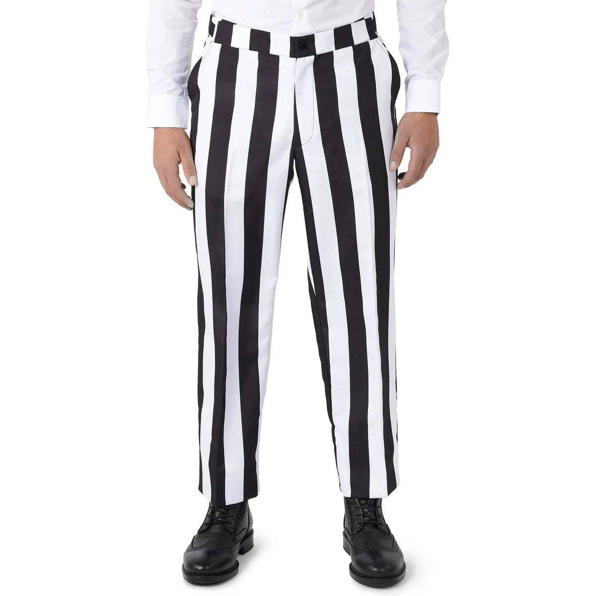 Beetlejuice White Stripes Men Costume