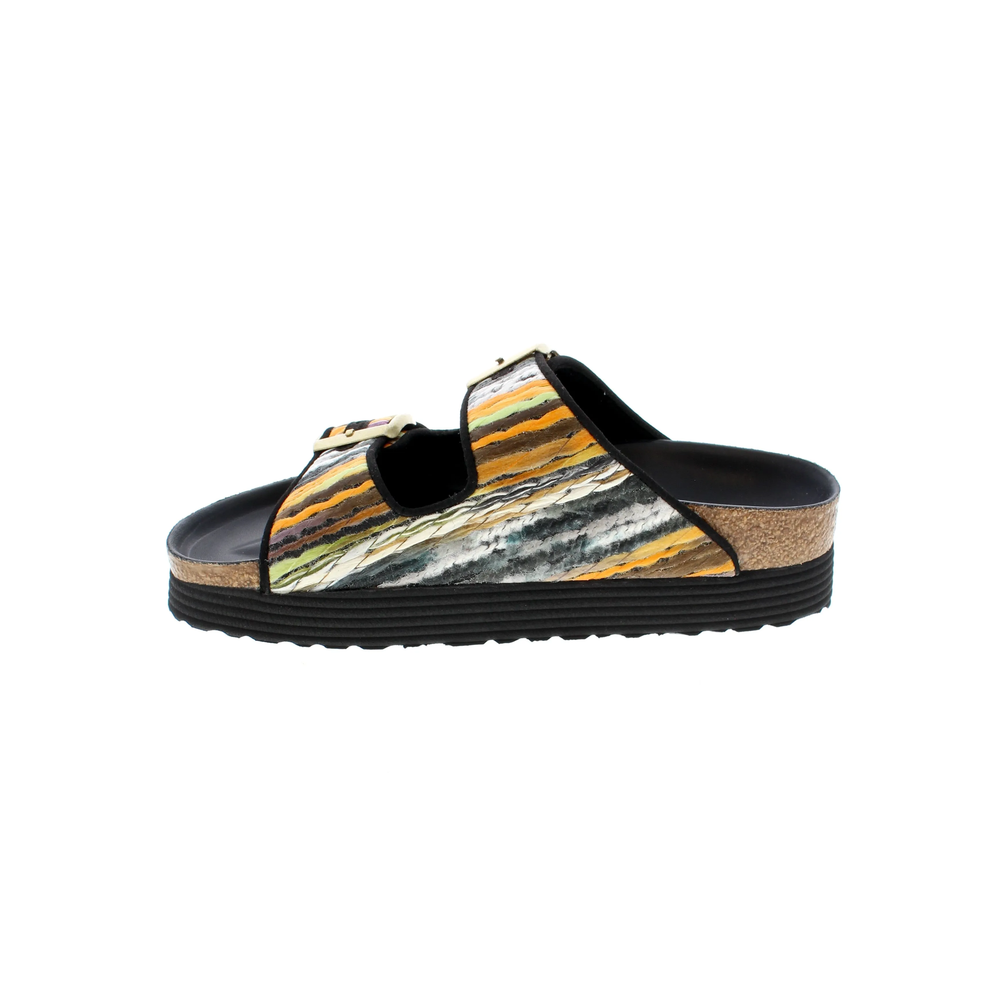 Birkenstock Papillio Arizona Platform - Yellow Multi