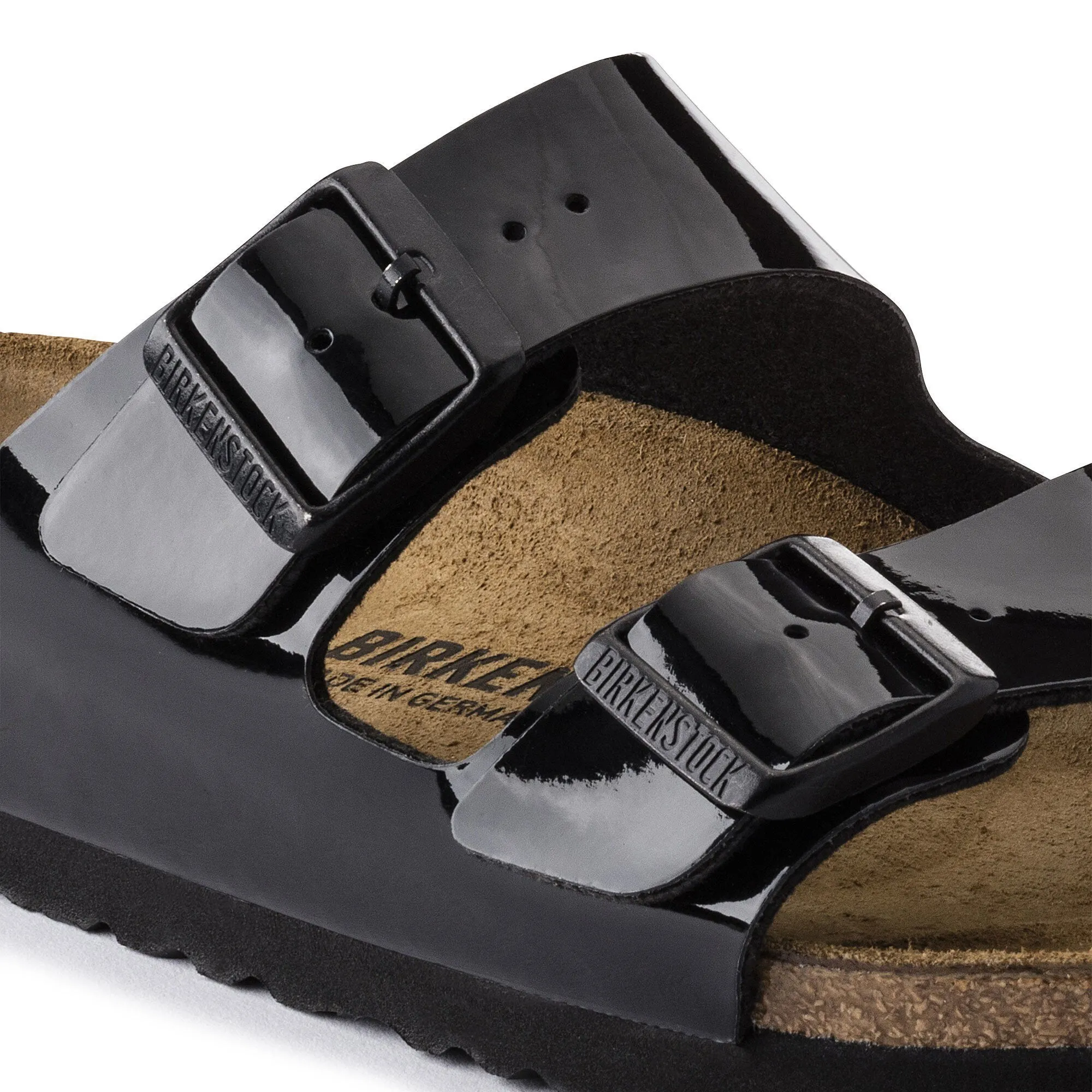 BIRKENTOCK- ARIZONA BIRKO-FLOR PATENT SANDAL