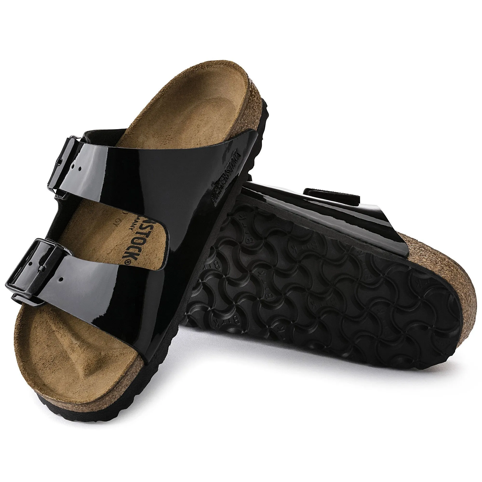 BIRKENTOCK- ARIZONA BIRKO-FLOR PATENT SANDAL