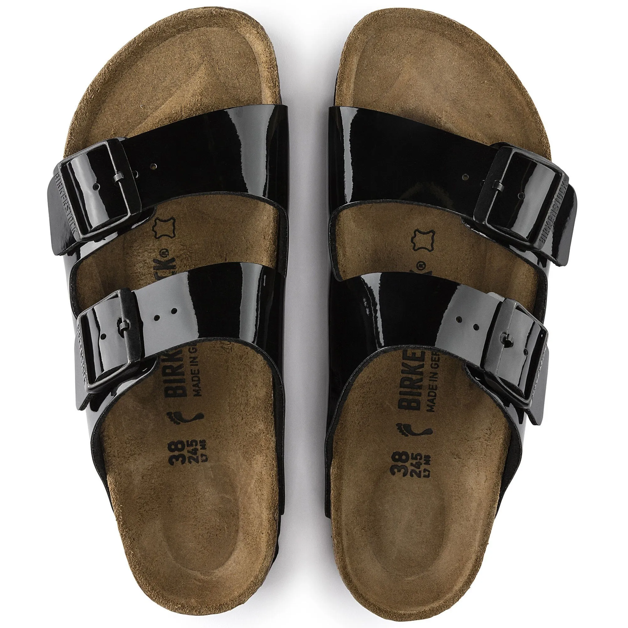BIRKENTOCK- ARIZONA BIRKO-FLOR PATENT SANDAL