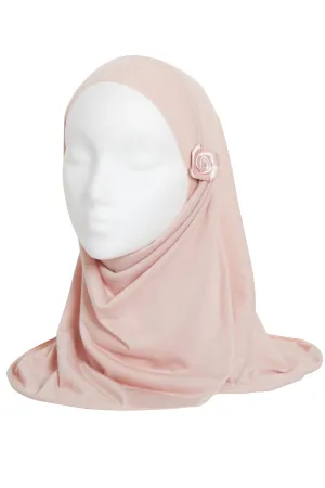 Blush Girls Flower Hijab