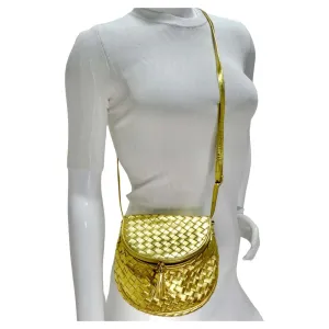 Bottega Veneta 1980s Intrecciato Flap Crossbody Bag