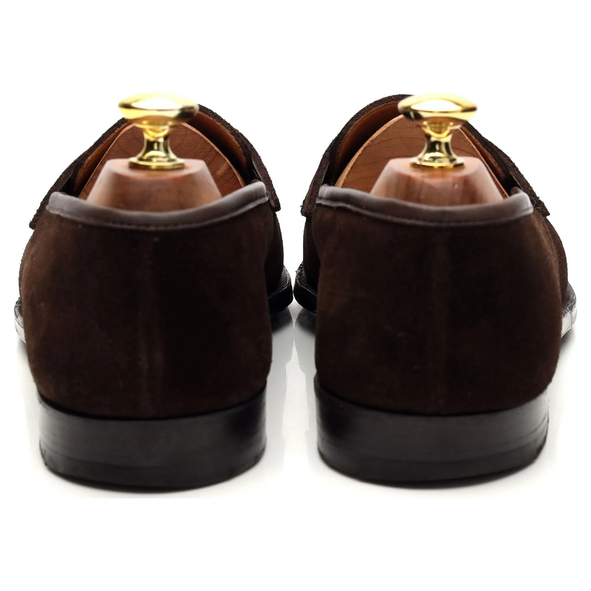 'Bradley' Dark Brown Suede Loafer UK 7.5 E