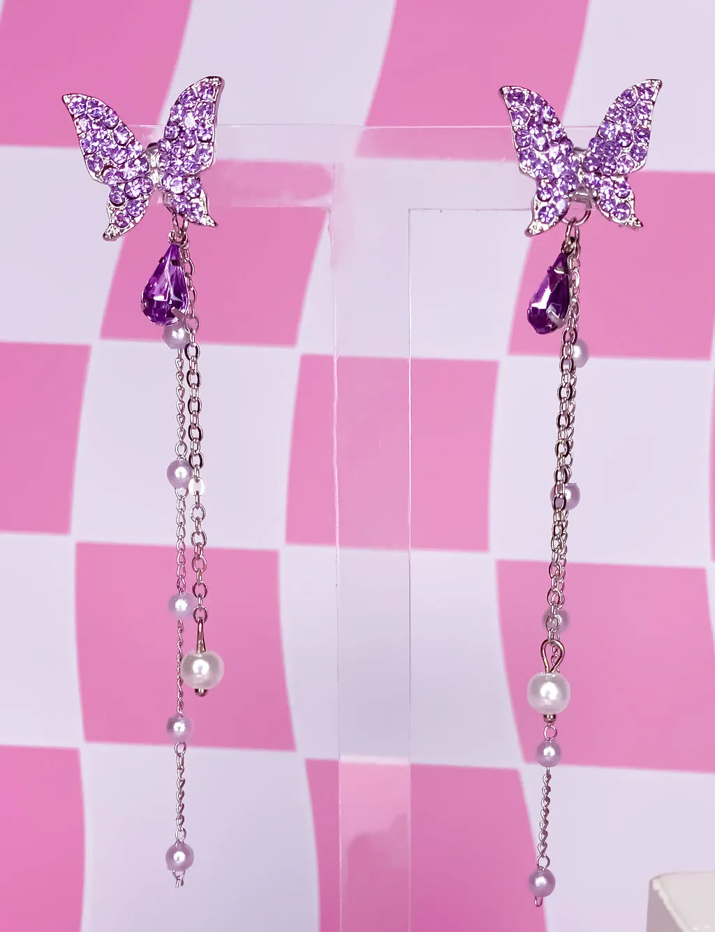 BUTTERFLY DROP EARRINGS