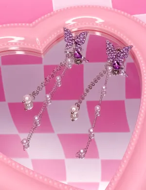 BUTTERFLY DROP EARRINGS