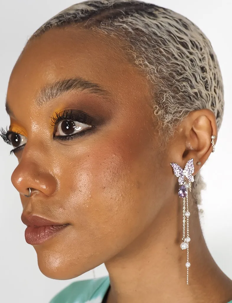 BUTTERFLY DROP EARRINGS