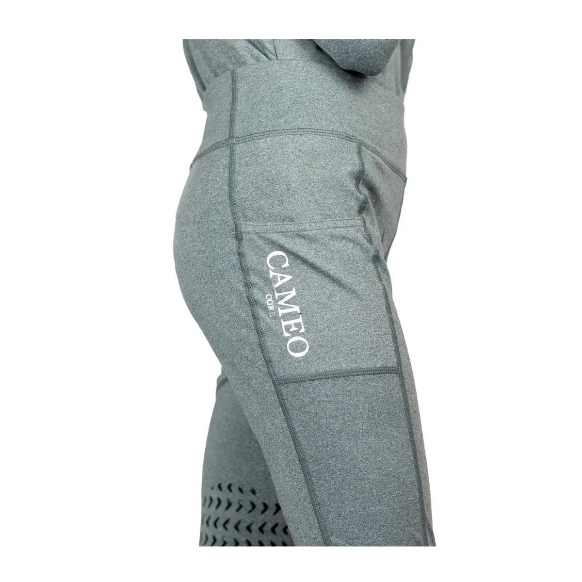 Cameo Equine Junior Core Horse Riding Tights Comfortable Flexible Phone Pocket