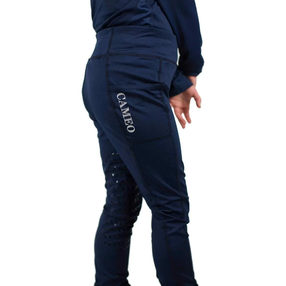 Cameo Equine Junior Core Horse Riding Tights Comfortable Flexible Phone Pocket